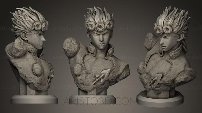 Busts of heroes and monsters (BUSTH_0151) 3D model for CNC machine